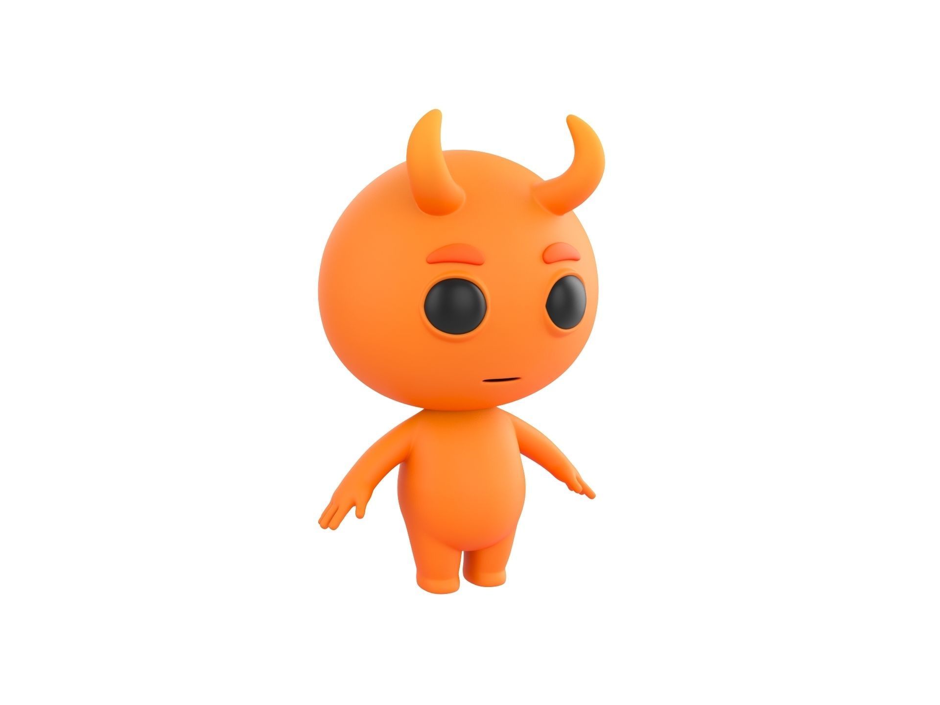 Character151 Devil 3D model_2