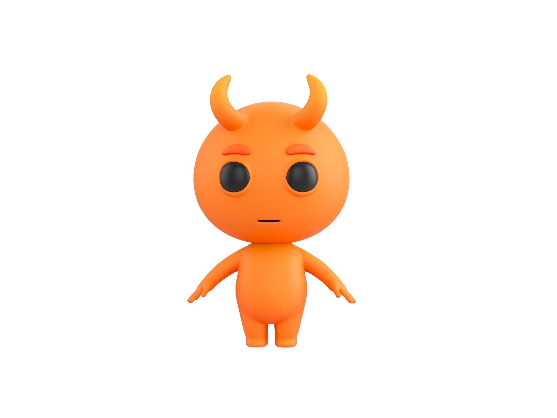 Character151 Devil 3D model_1