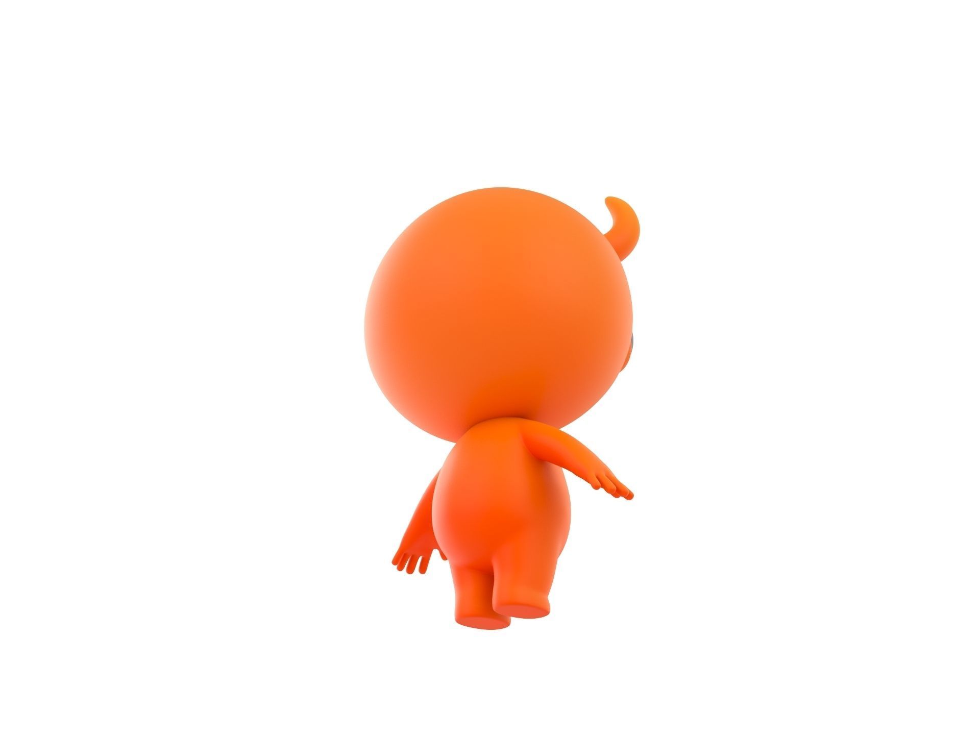 Character151 Devil 3D model_4