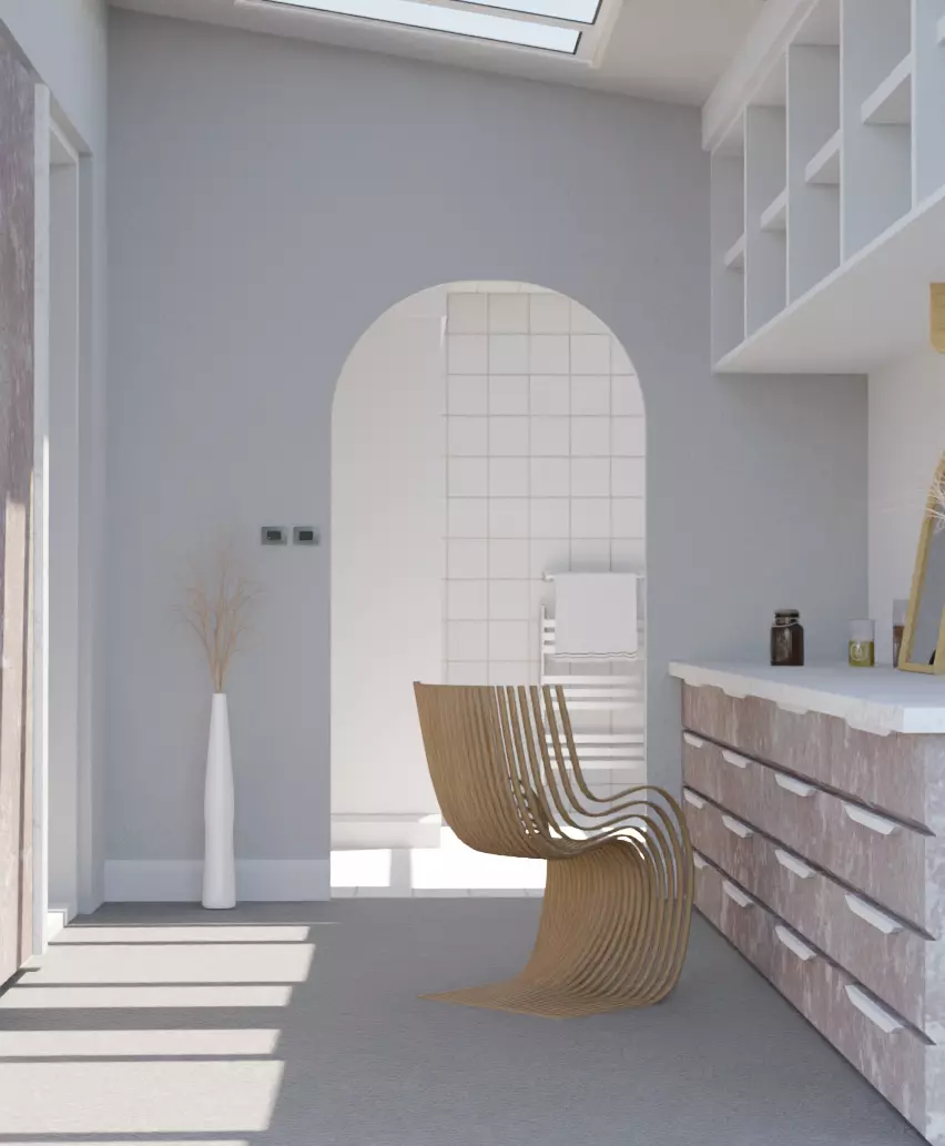 Walk in wardrobe scene Free 3D model_0