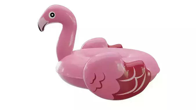Inflatable Flamingo Free 3D model