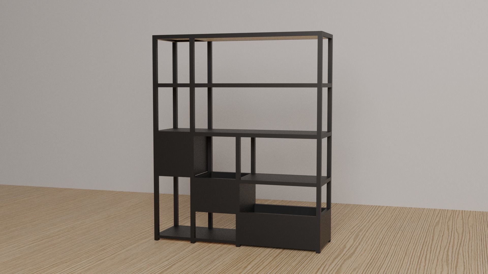 Interior Furniture Storage  Low-poly 3D model_2