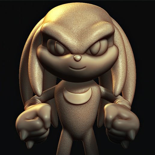 Knuckles  Sonic The Hedgehog 2 3D print model_1
