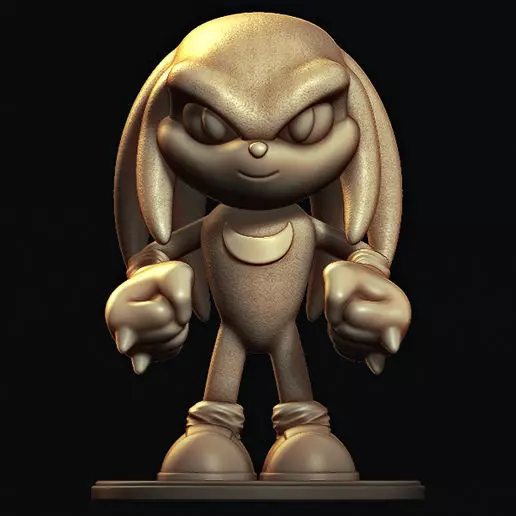 Knuckles  Sonic The Hedgehog 2 3D print model_0
