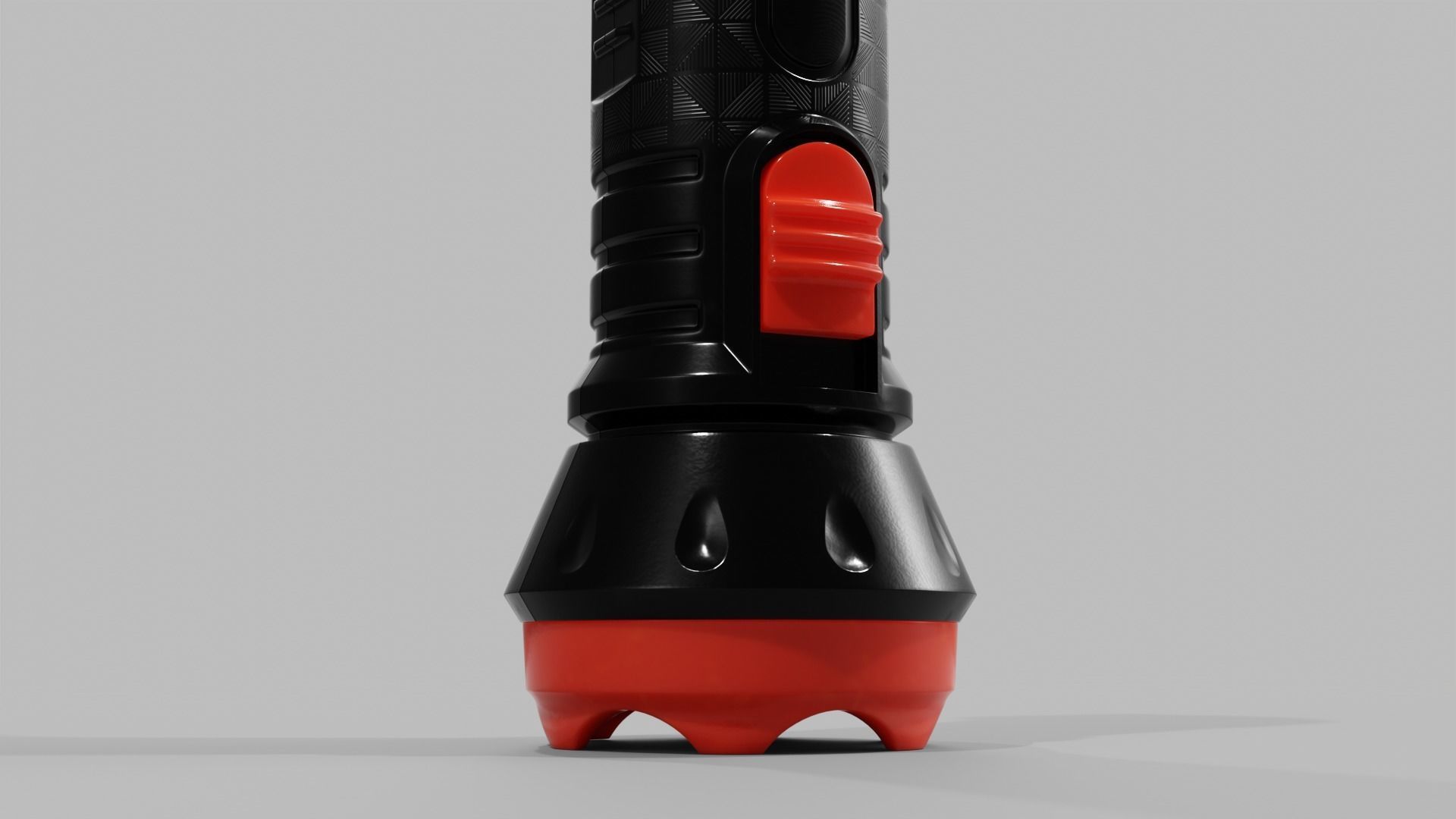 Hi-poly Flashlight 3D model_8