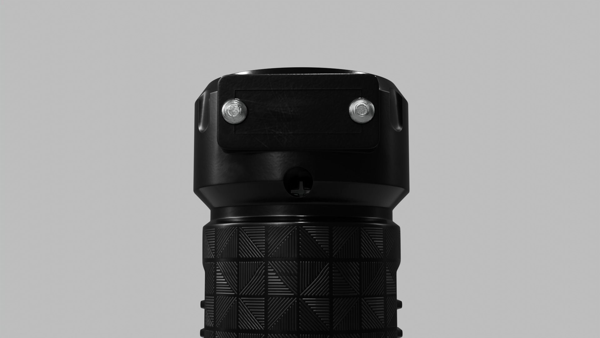 Hi-poly Flashlight 3D model_6