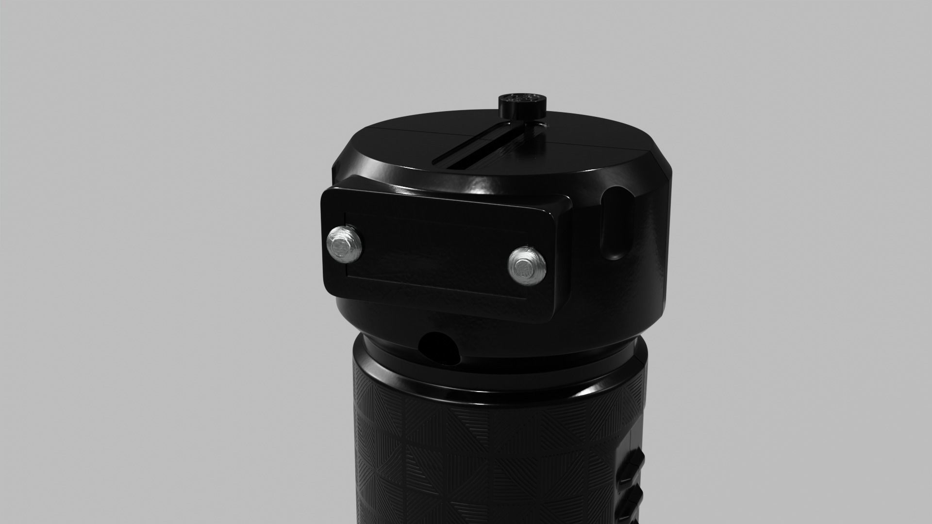 Hi-poly Flashlight 3D model_3