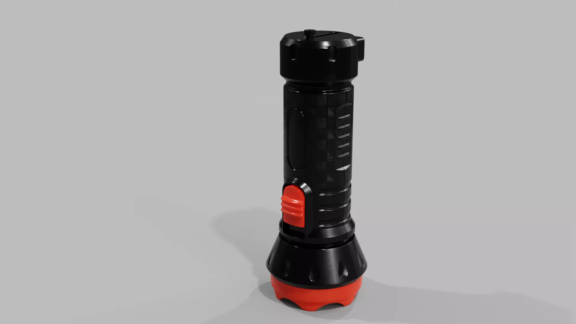 Hi-poly Flashlight 3D model_0