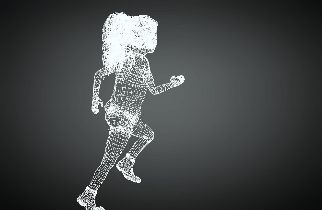 Baby gril 3D model_18