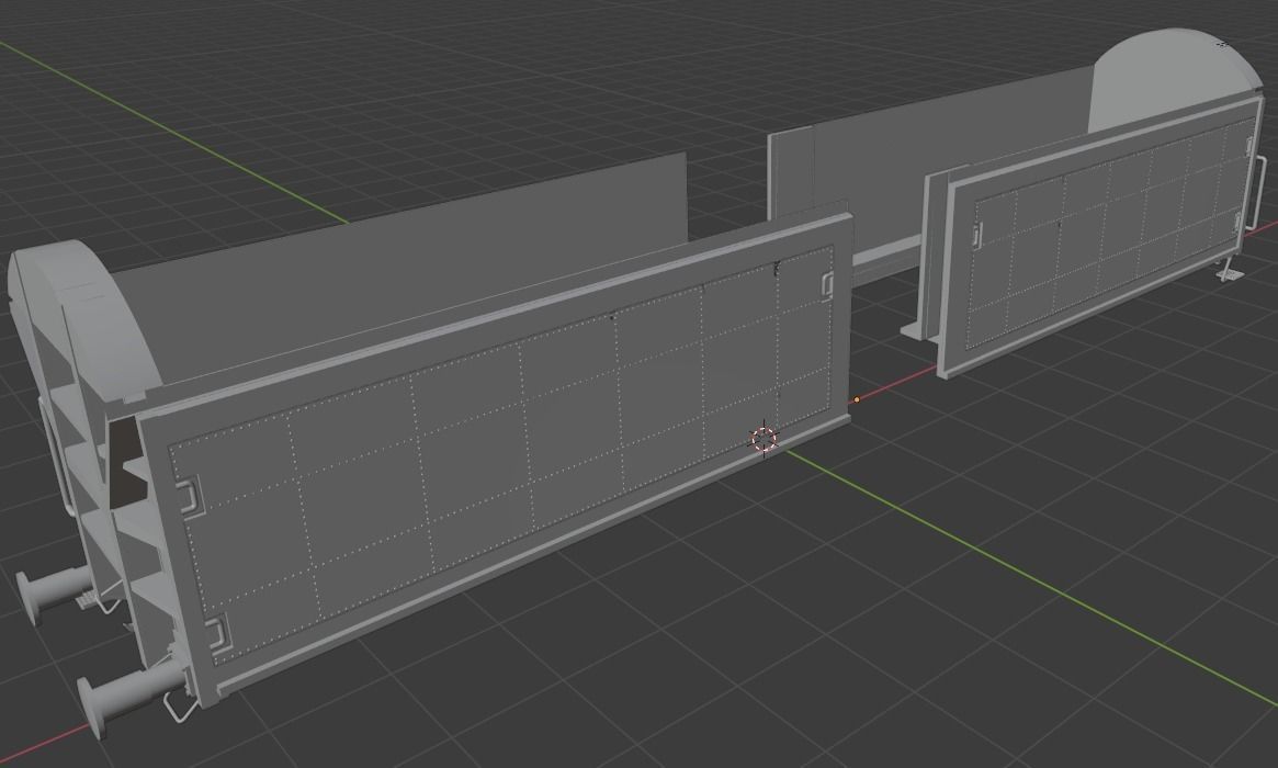 H0 1-87 scale Hbis 298 freight car  3D print model_13