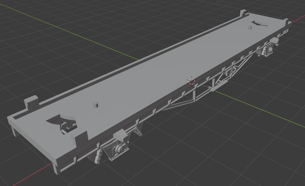 H0 1-87 scale Hbis 298 freight car  3D print model_14