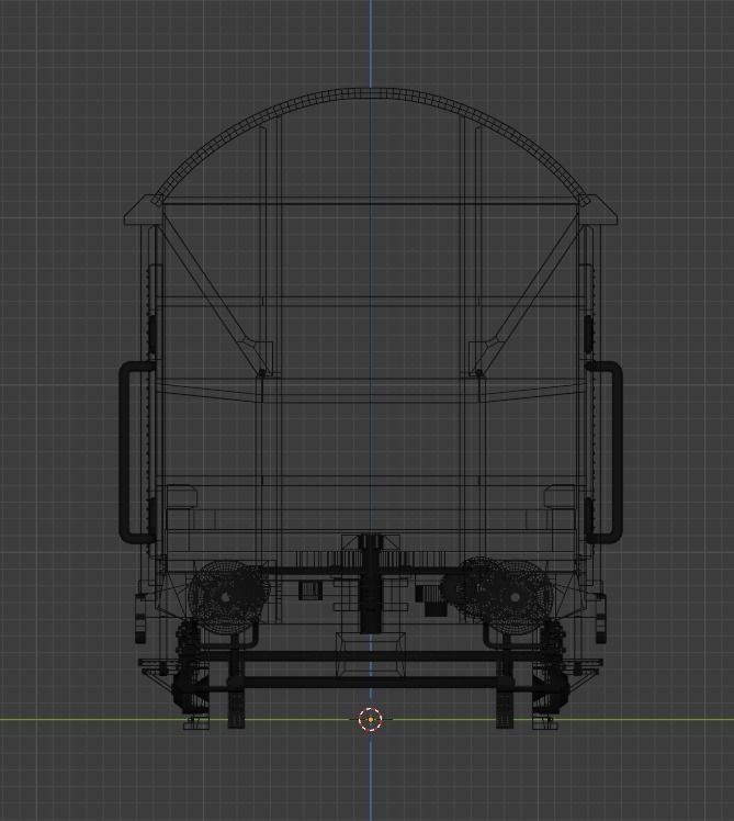 H0 1-87 scale Hbis 298 freight car  3D print model_6