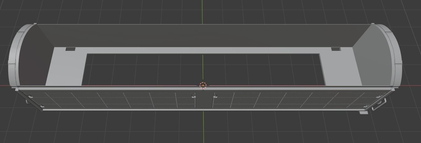 H0 1-87 scale Hbis 298 freight car  3D print model_11