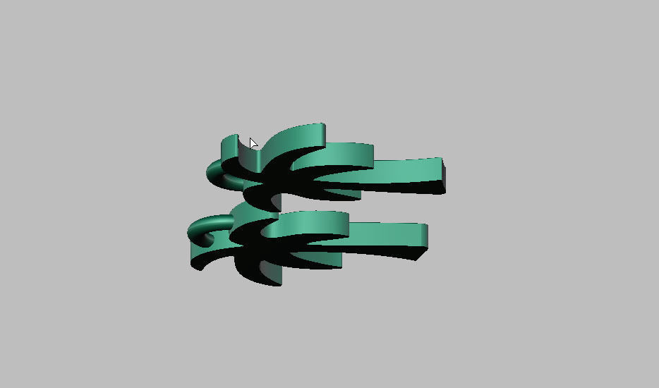 PALM TREE EARRING 3D print model_5