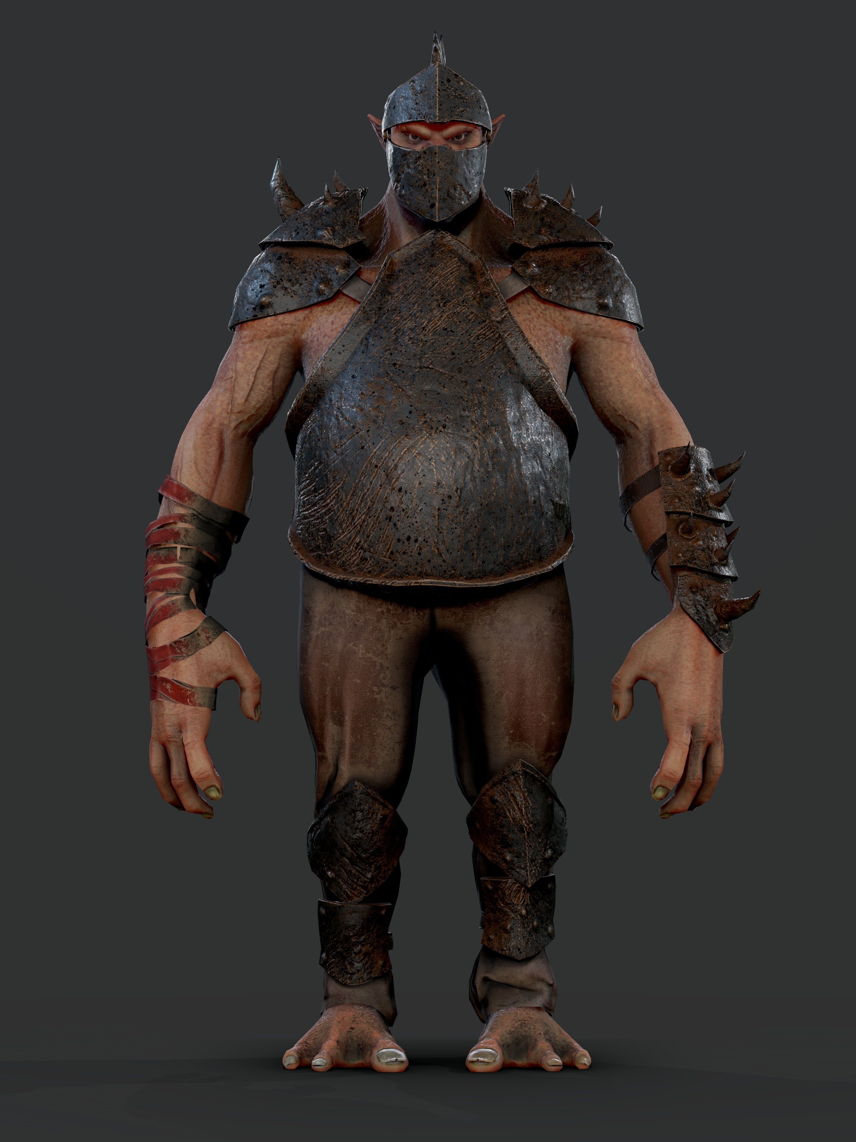 Goblin Remastered Low-poly 3D model_5