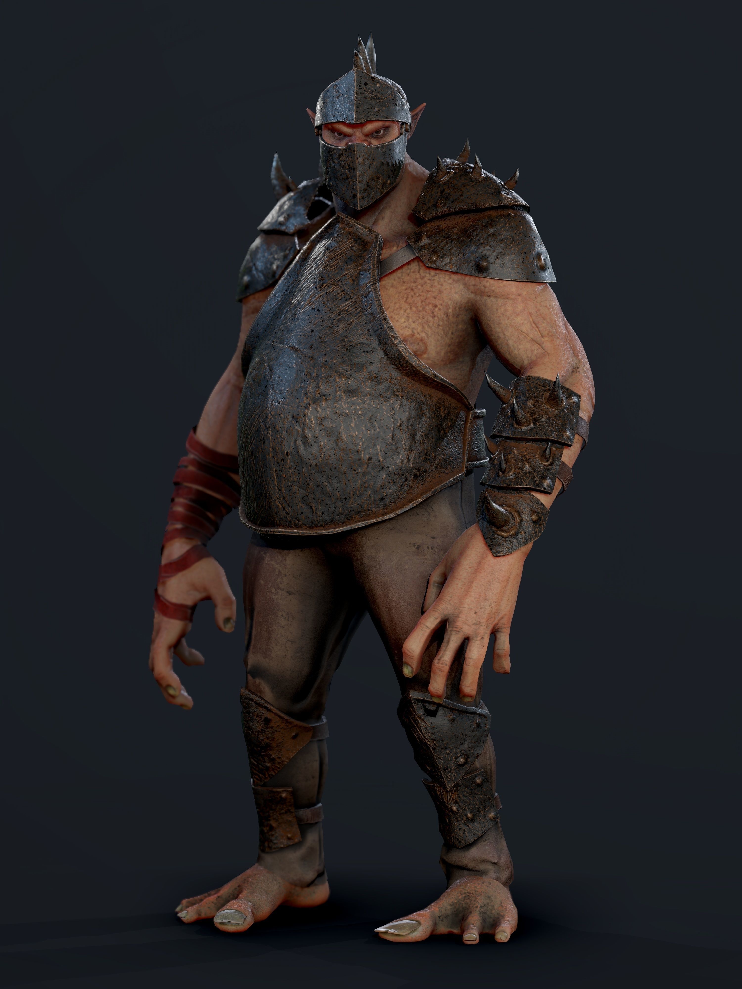 Goblin Remastered Low-poly 3D model_10