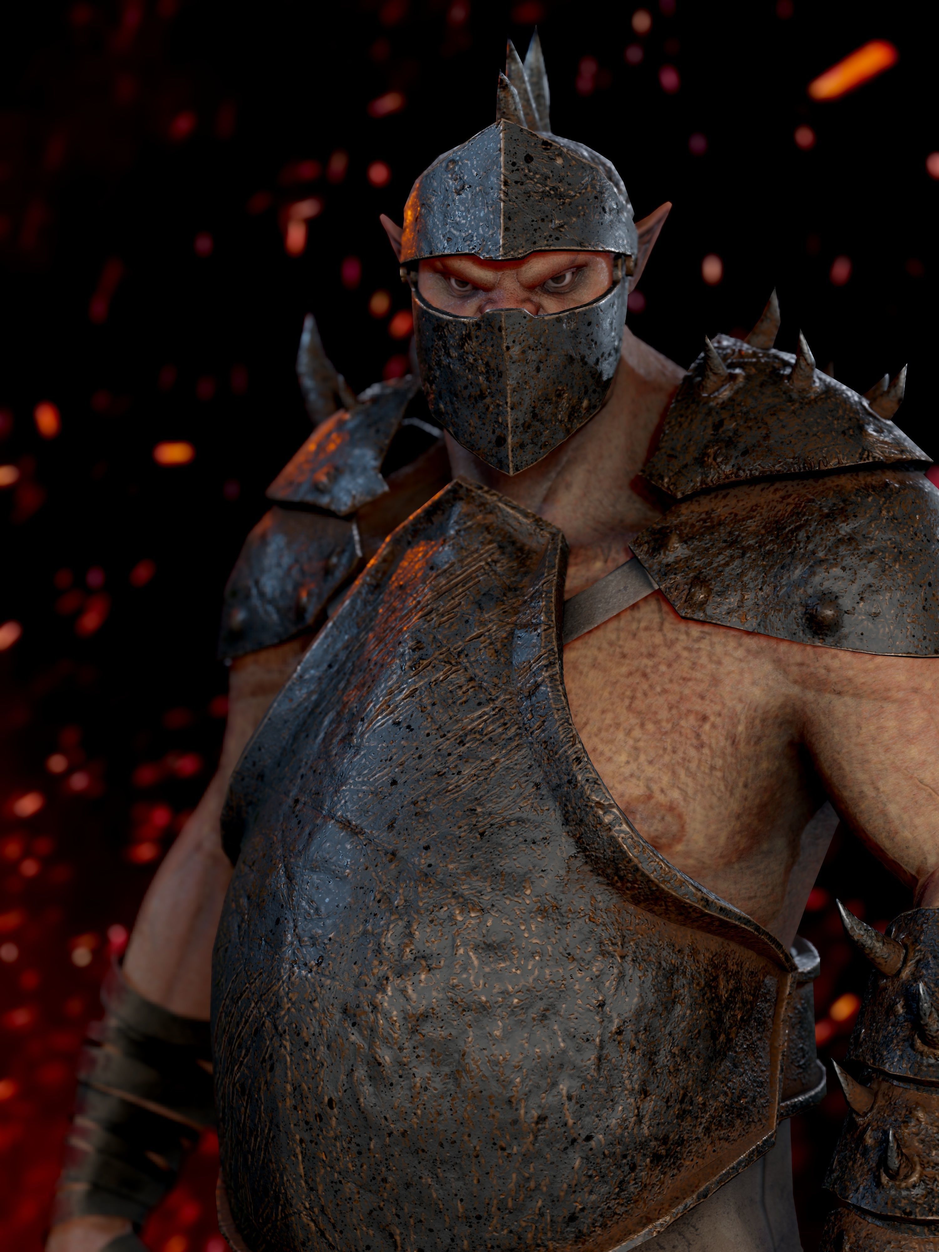 Goblin Remastered Low-poly 3D model_4