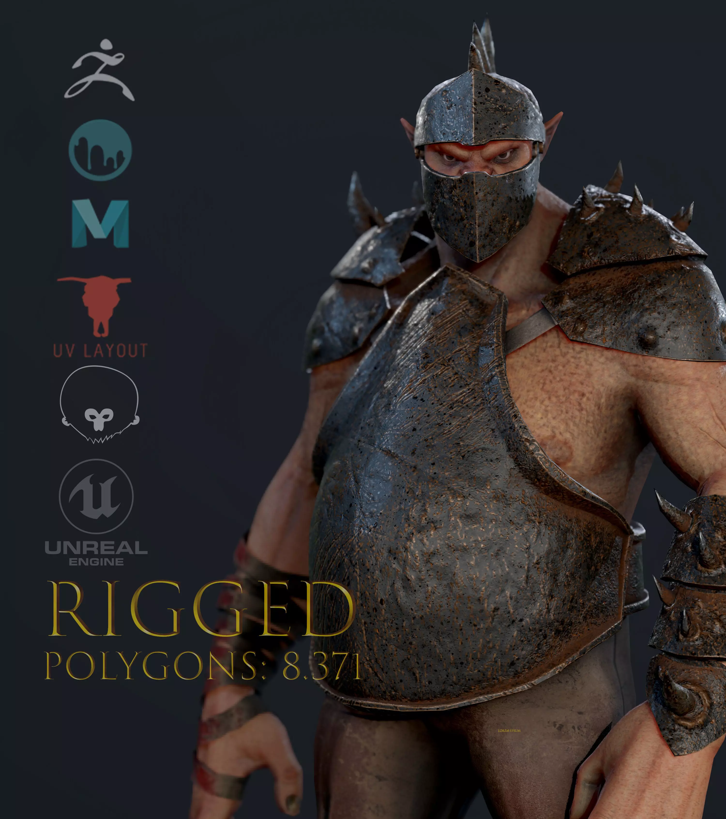 Goblin Remastered Low-poly 3D model_0