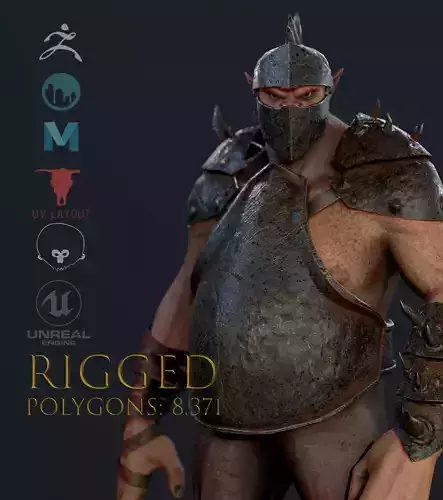 Goblin Remastered Low-poly 3D model