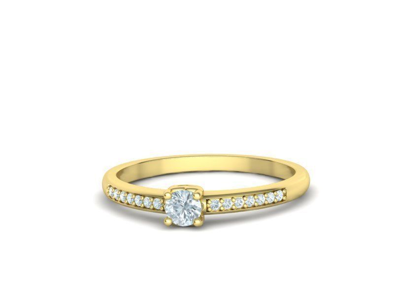 Hearts Solitaire Ring Collection Two Versions of Rings _15