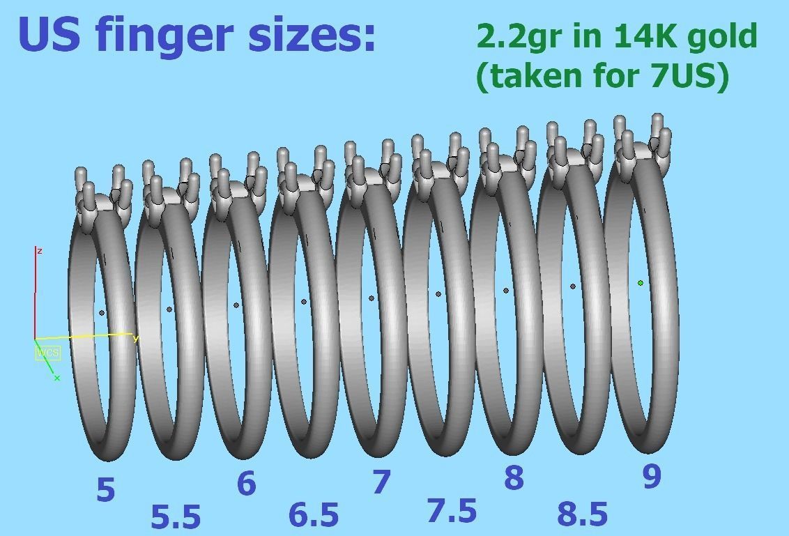 Hearts Solitaire Ring Collection Two Versions of Rings _25