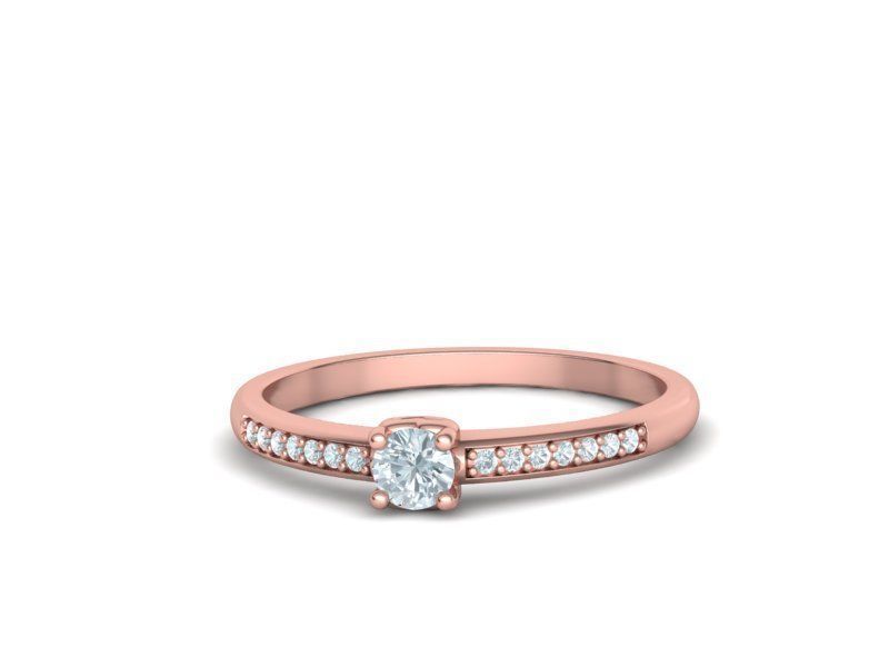 Hearts Solitaire Ring Collection Two Versions of Rings _13