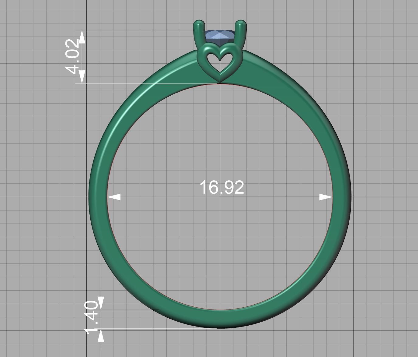 Hearts Solitaire Ring Collection Two Versions of Rings _23