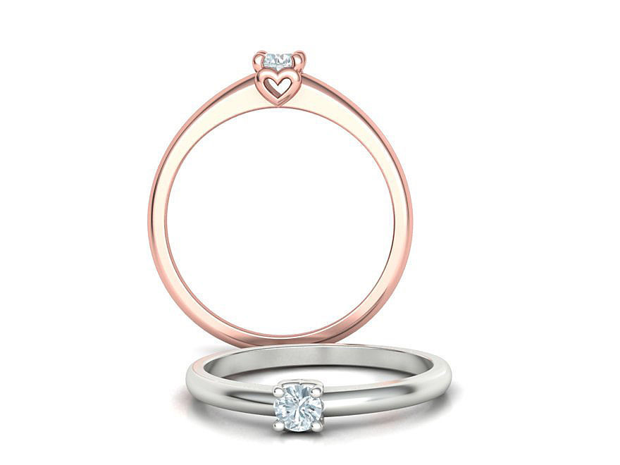Hearts Solitaire Ring Collection Two Versions of Rings _27