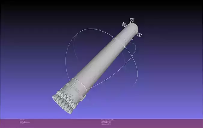 Space X Superheavy Booster Printable Model 3D print model