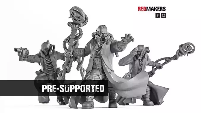 Psychic Squad - Imperial Force 3D print model
