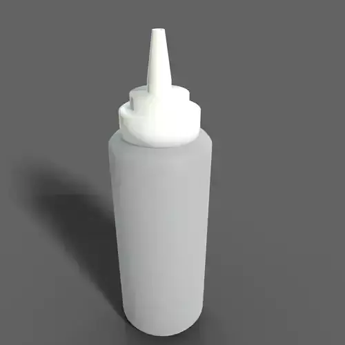 Sauce Plastic Bottle - Botol Saus Low-poly 3D model