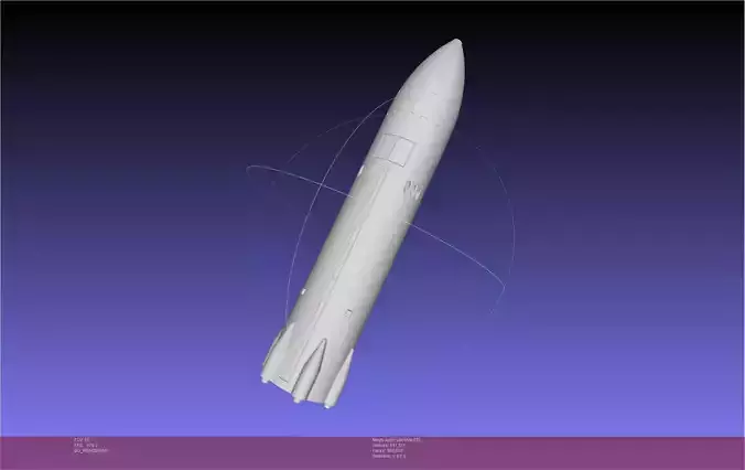 Space X Lunar Starship Printable Model 3D print model