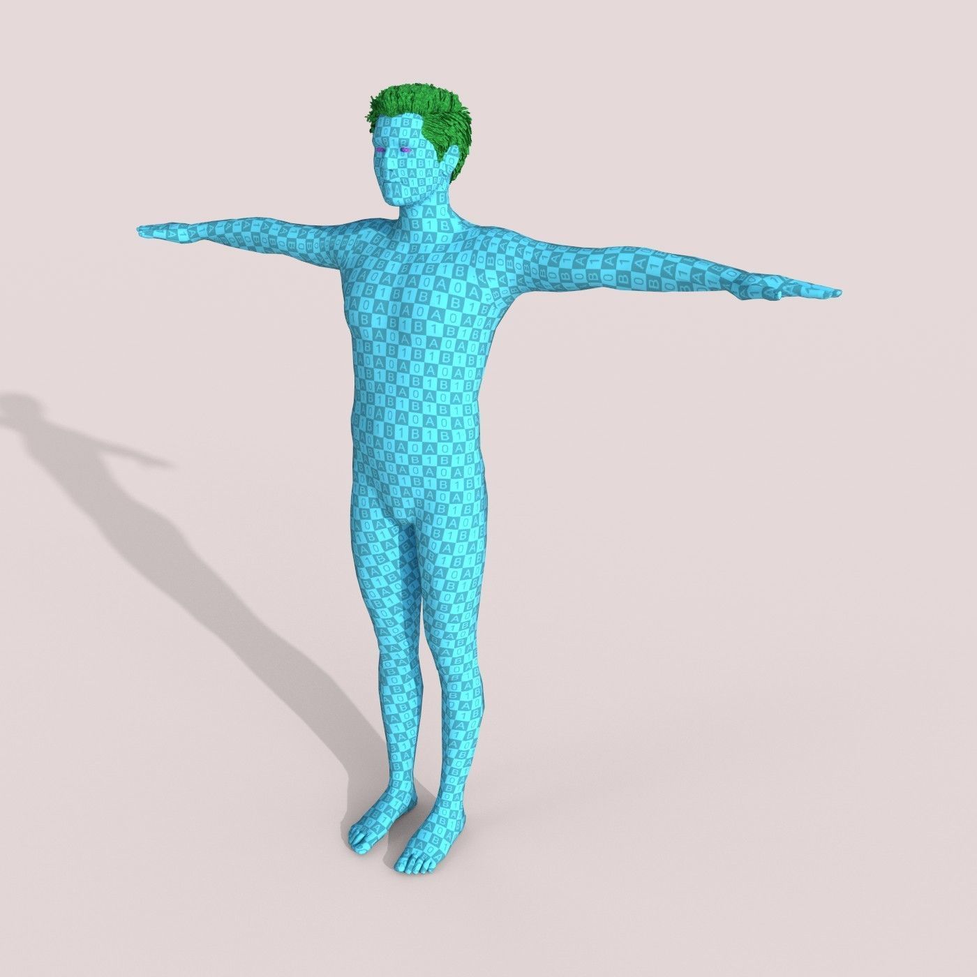 Mr Yaks Male Character Low-poly 3D model_14
