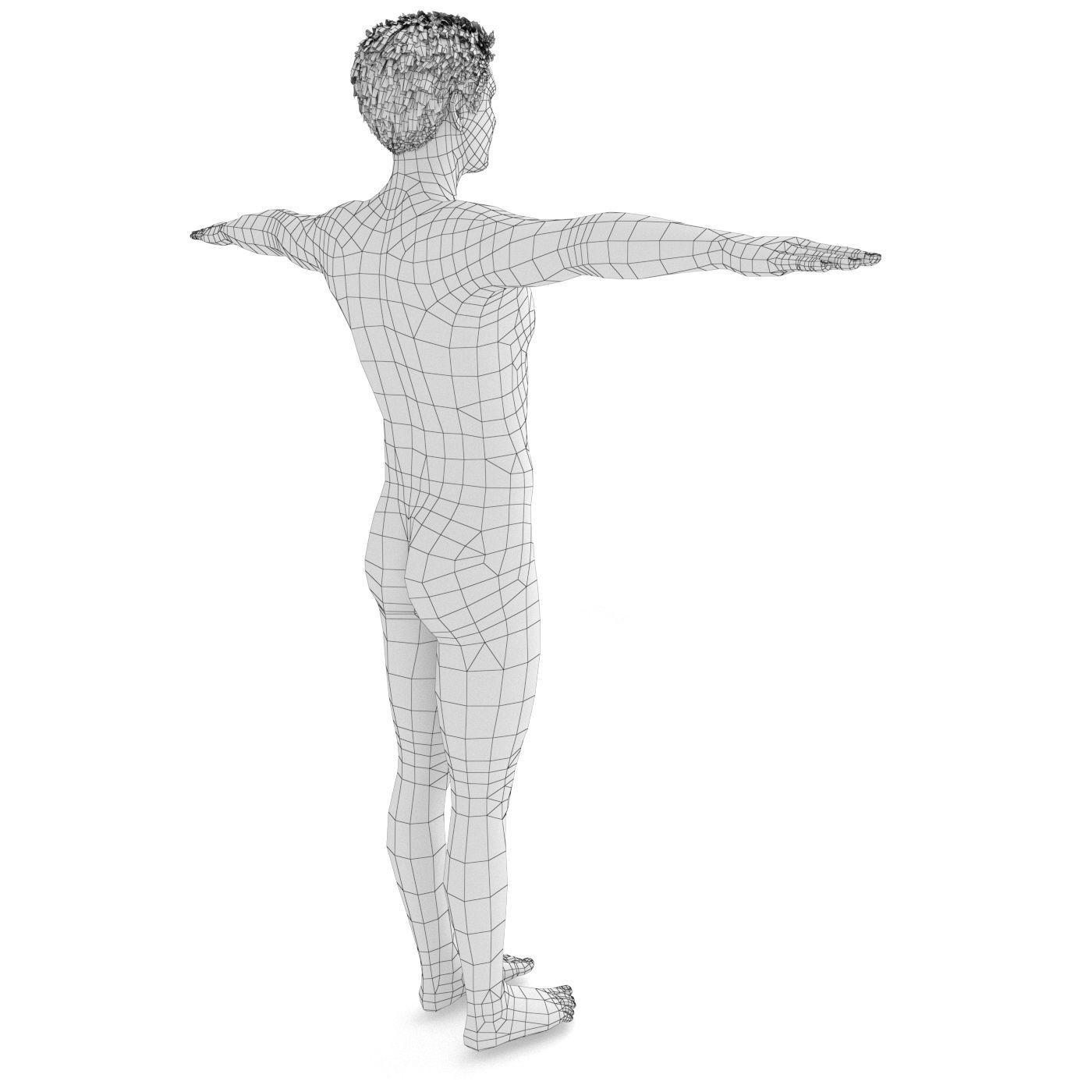 Mr Yaks Male Character Low-poly 3D model_22