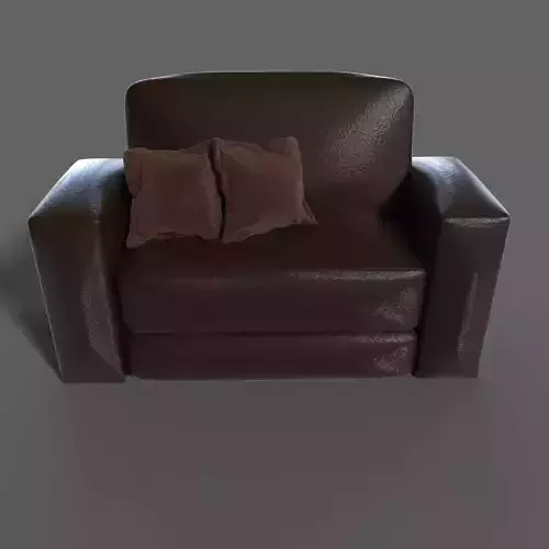 Sofa with Pair of Cushions