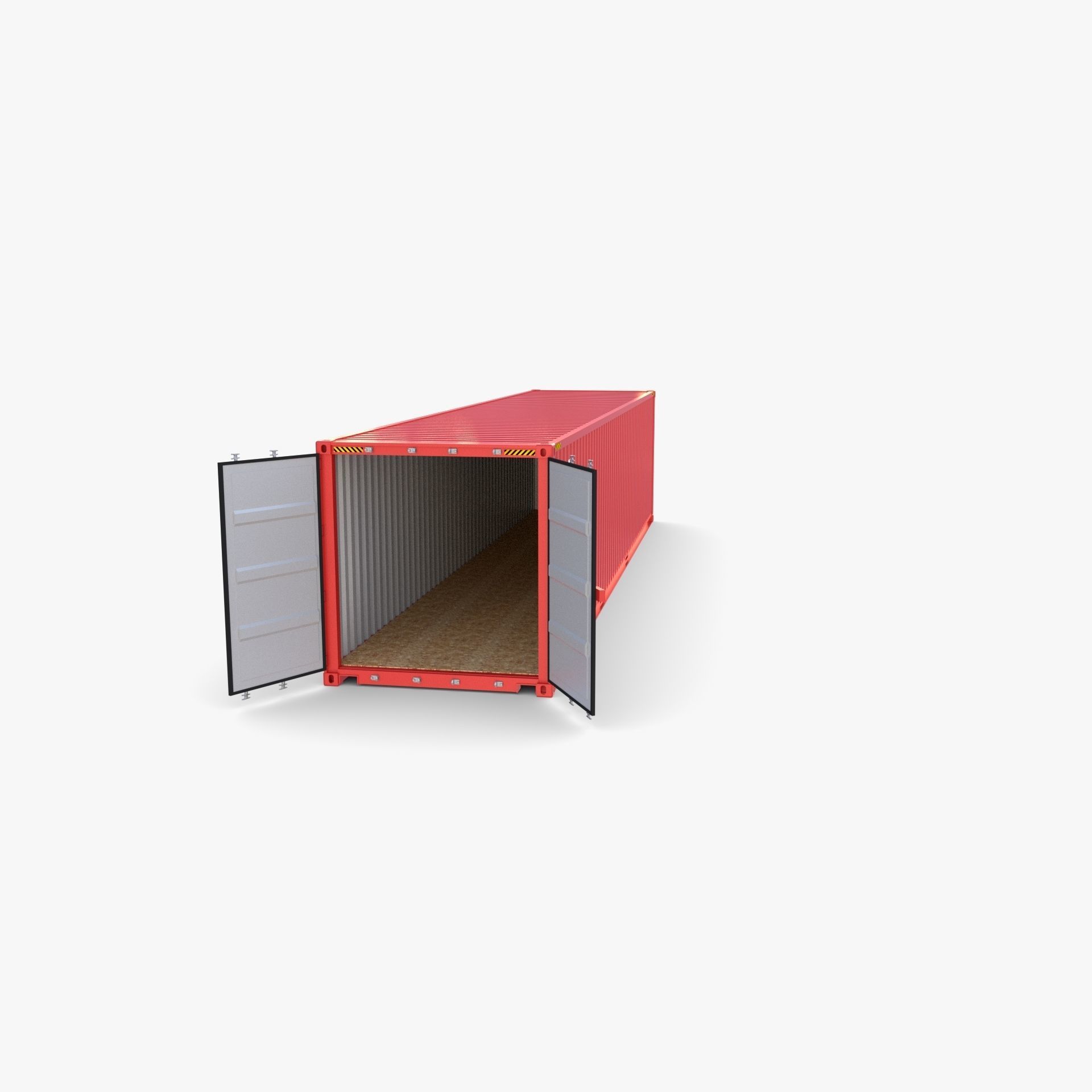 40ft Shipping Container CAI v2 3D model_1