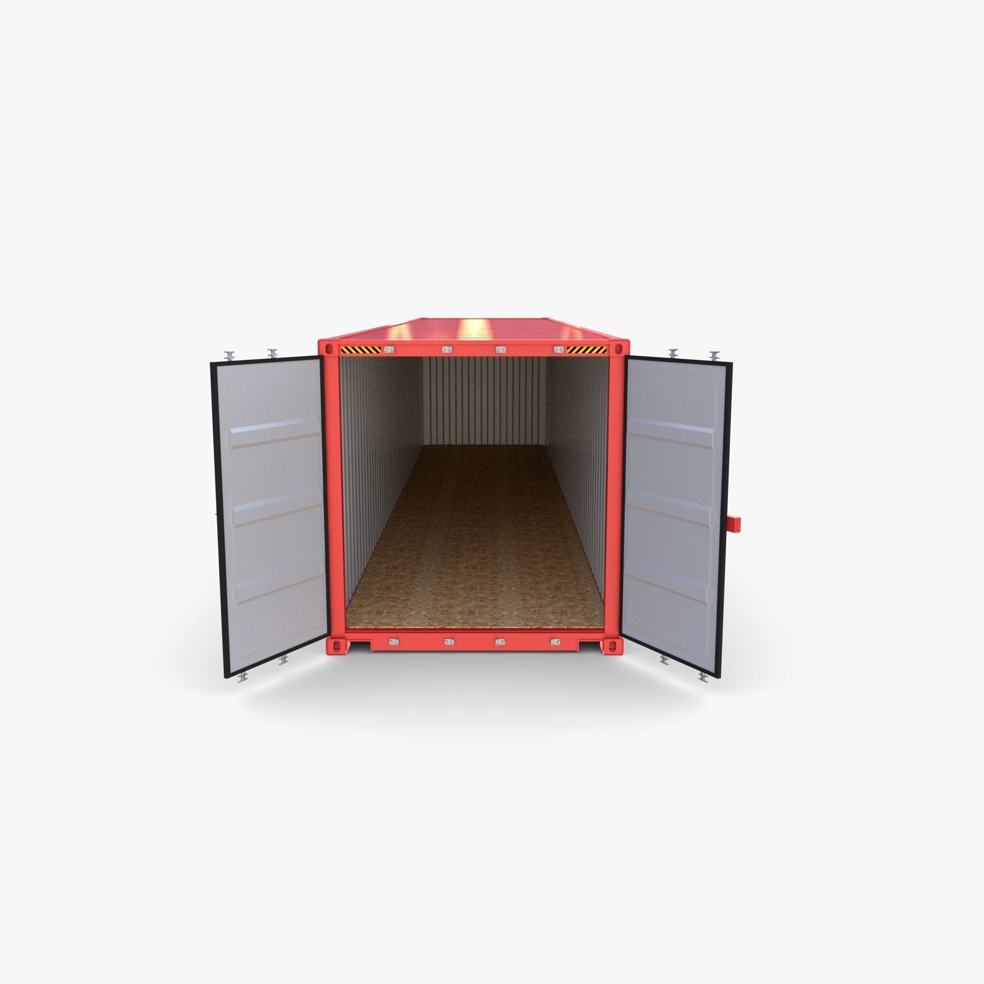 40ft Shipping Container CAI v2 3D model_6