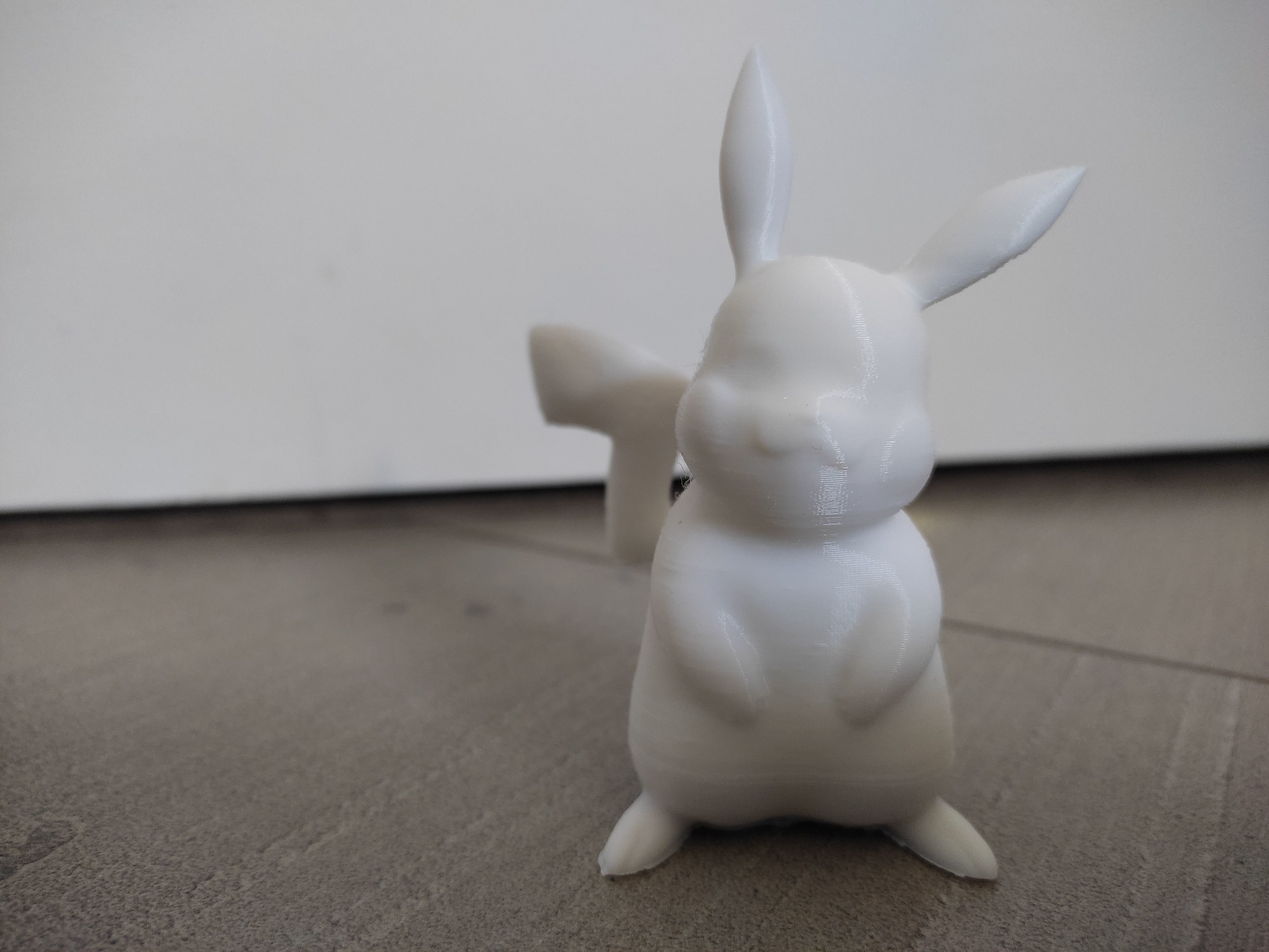 Pikachu bunny 3D print model_4