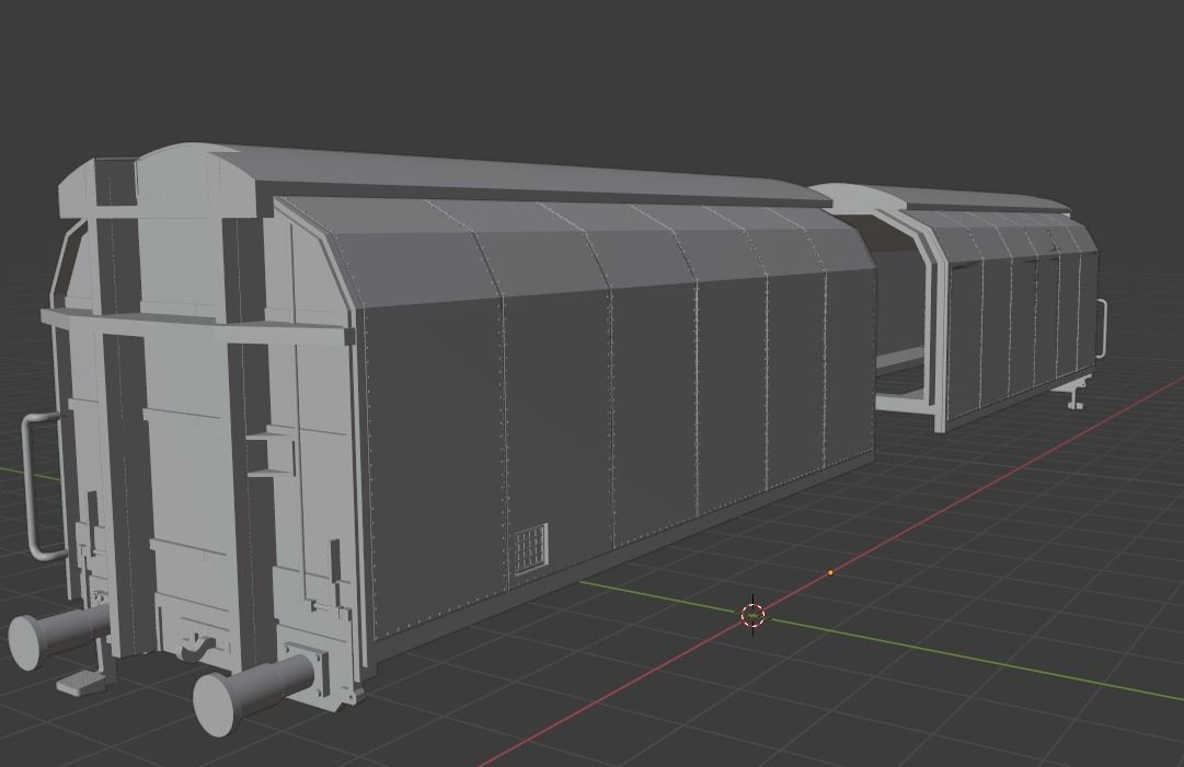 H0 1-87 scale Hbbills 308 freight car 3D print model_14