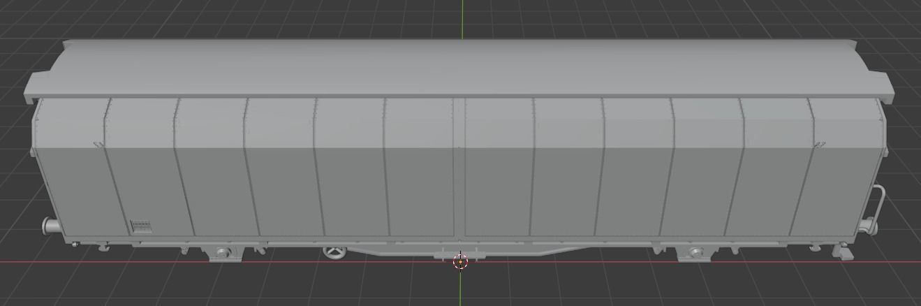 H0 1-87 scale Hbbills 308 freight car 3D print model_8