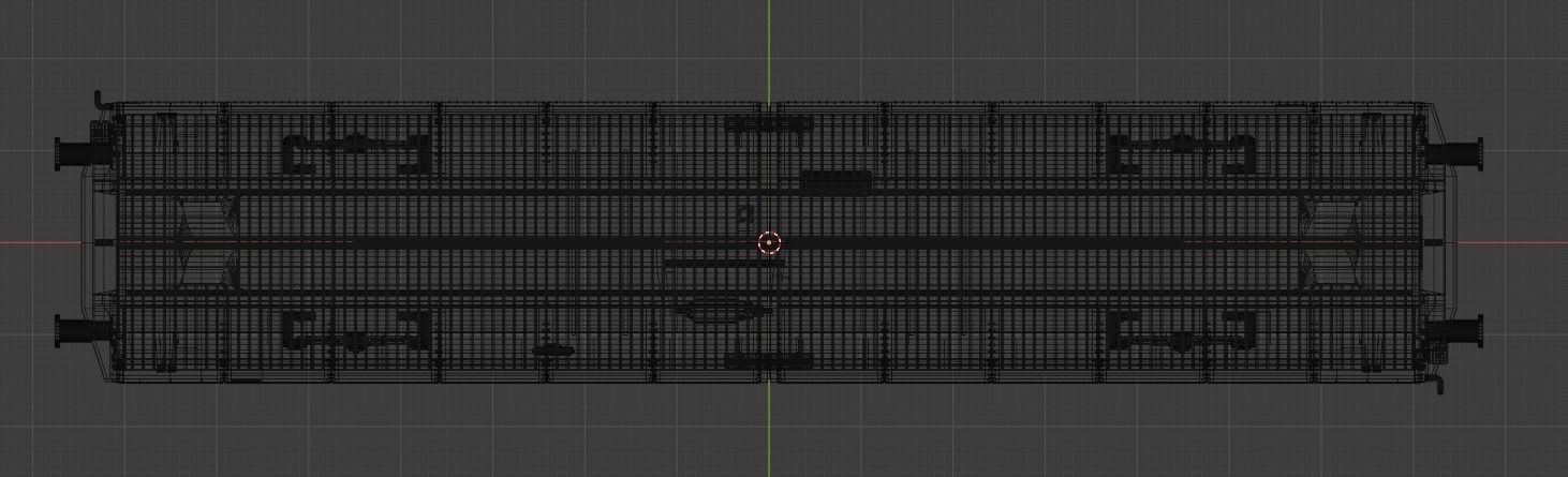 H0 1-87 scale Hbbills 308 freight car 3D print model_4
