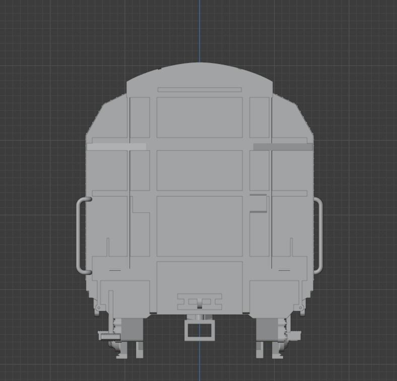 H0 1-87 scale Hbbills 308 freight car 3D print model_6