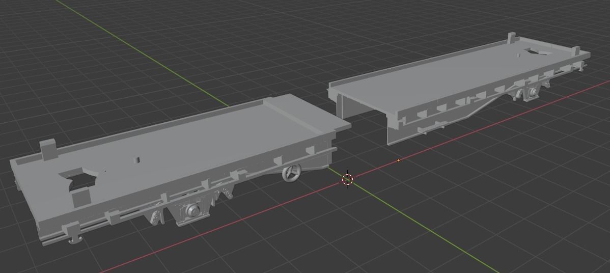 H0 1-87 scale Hbbills 308 freight car 3D print model_15
