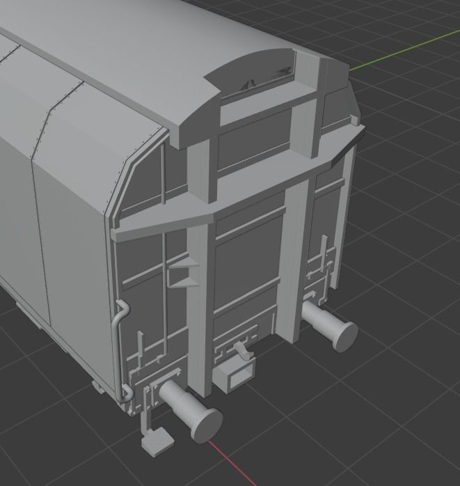 H0 1-87 scale Hbbills 308 freight car 3D print model_10