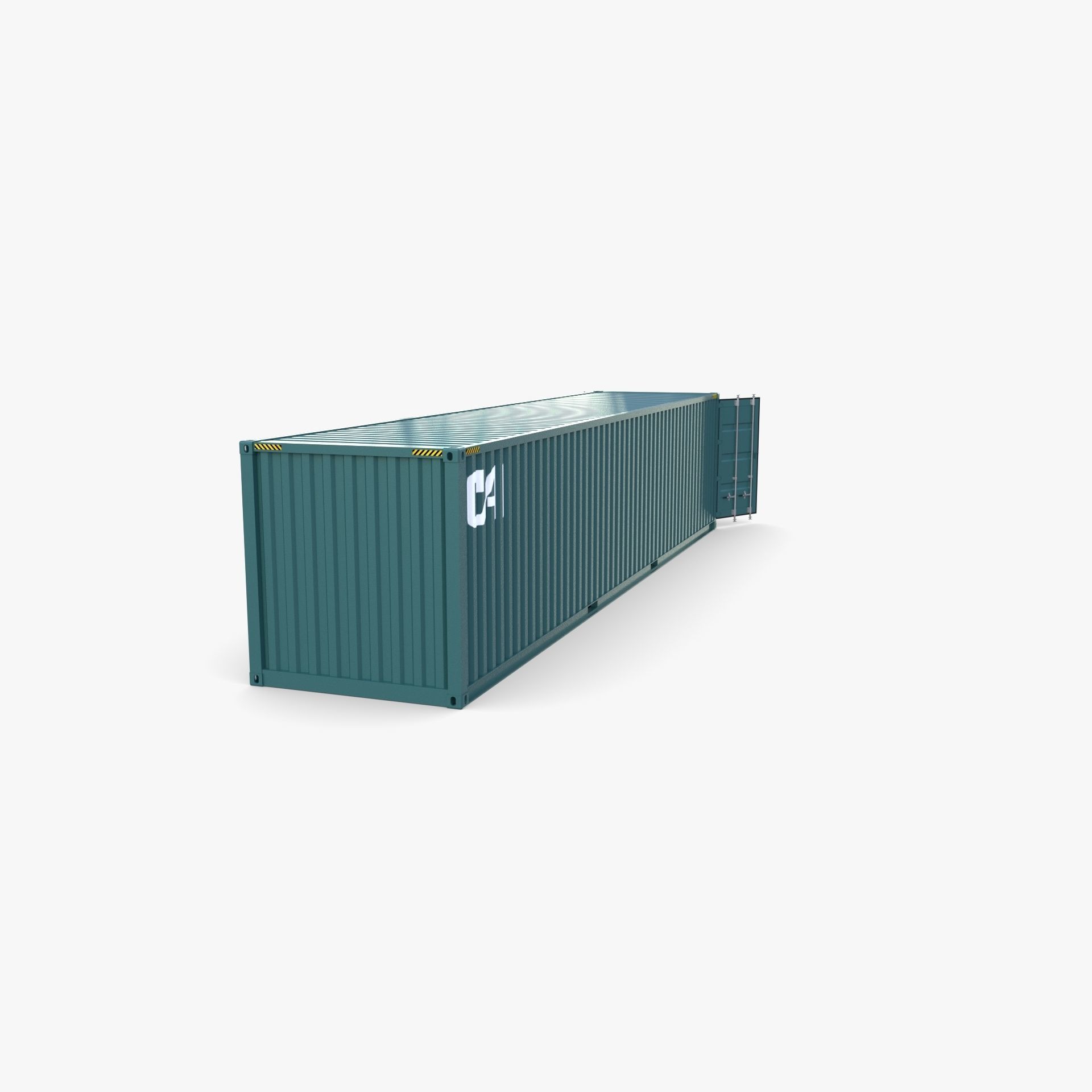 40ft Shipping Container CAI v3 3D model_4