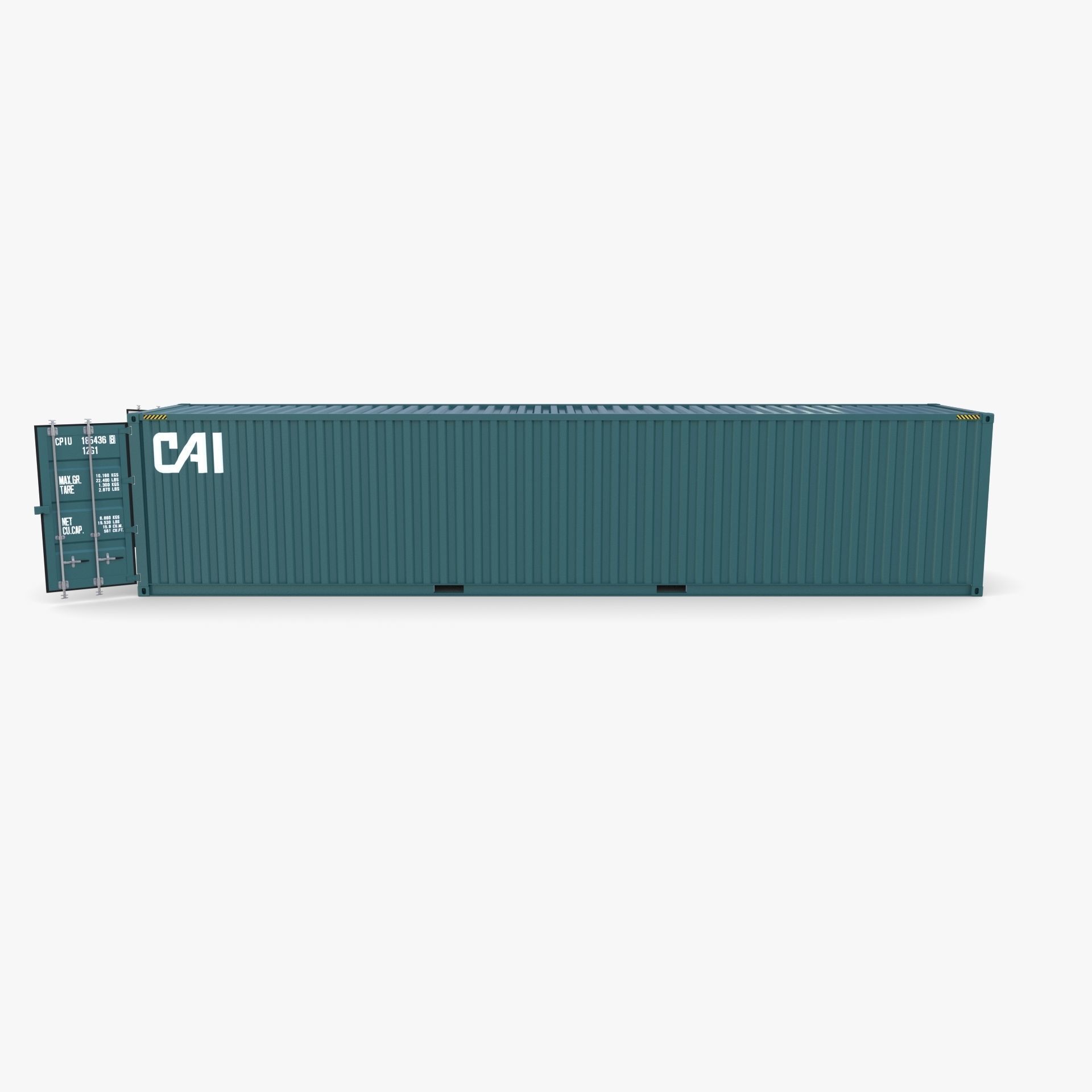 40ft Shipping Container CAI v3 3D model_3