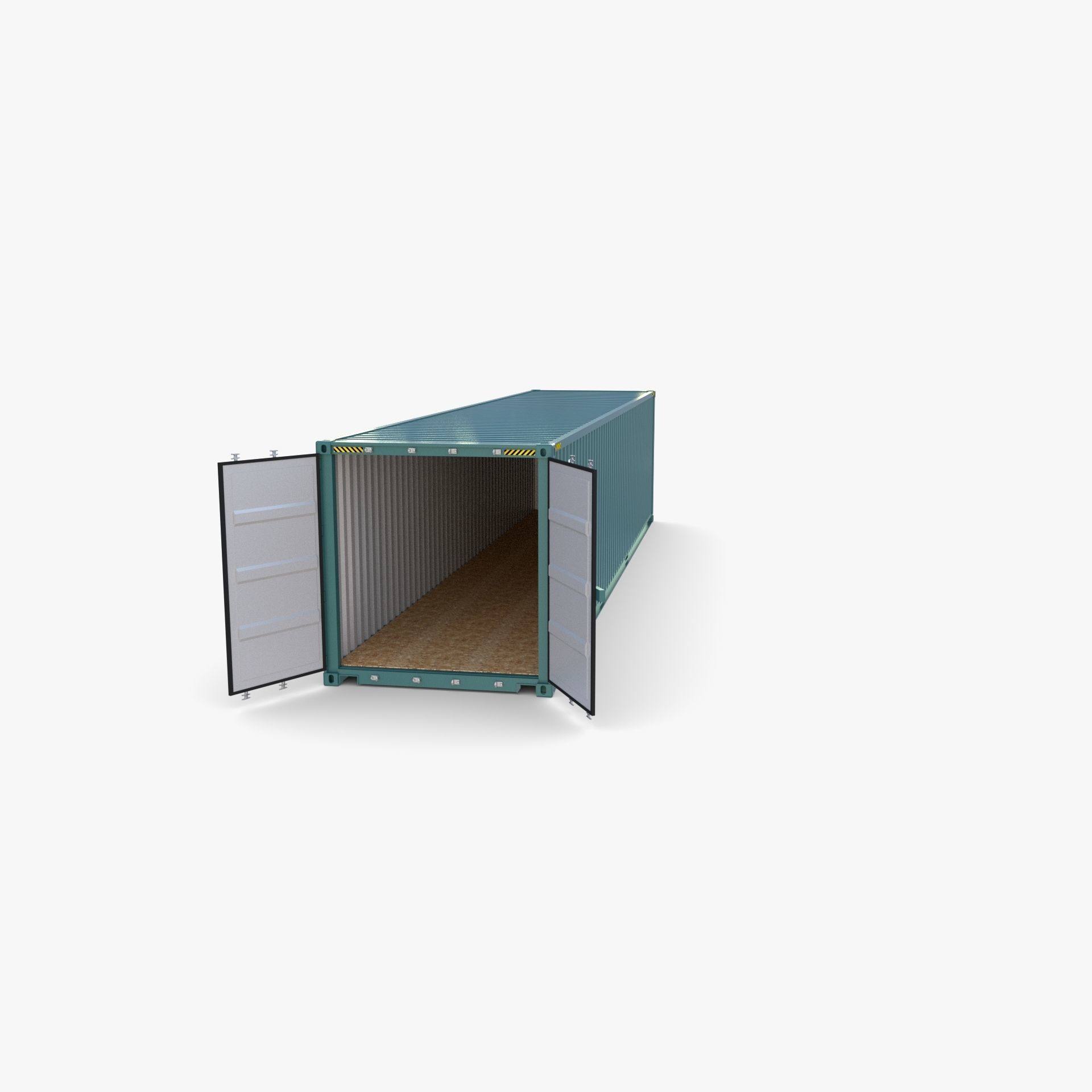 40ft Shipping Container CAI v3 3D model_1