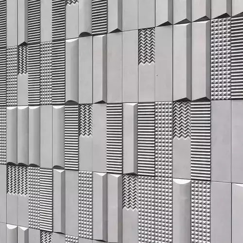 Tile Biscuit plan bianco n3 3D model
