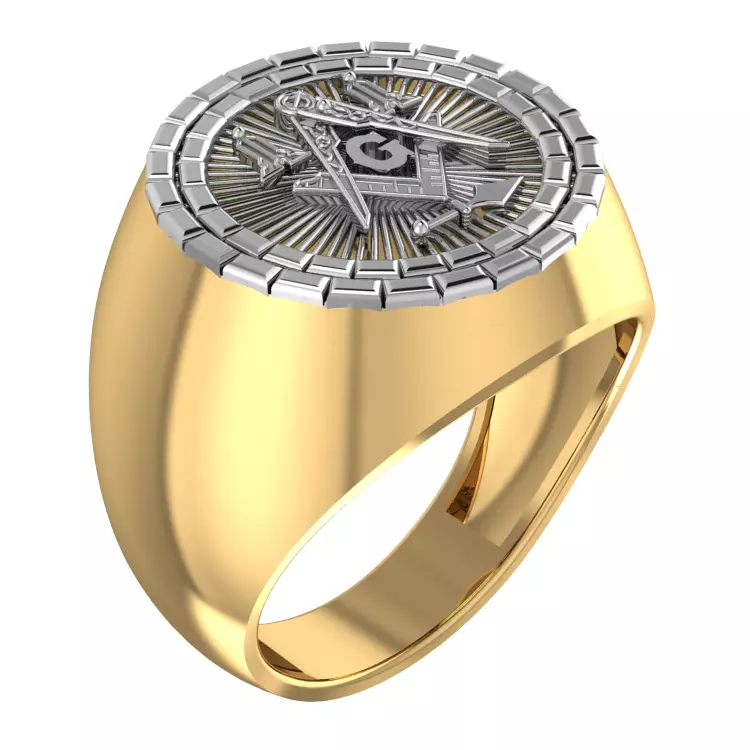 Masonic ring 99 3D print model