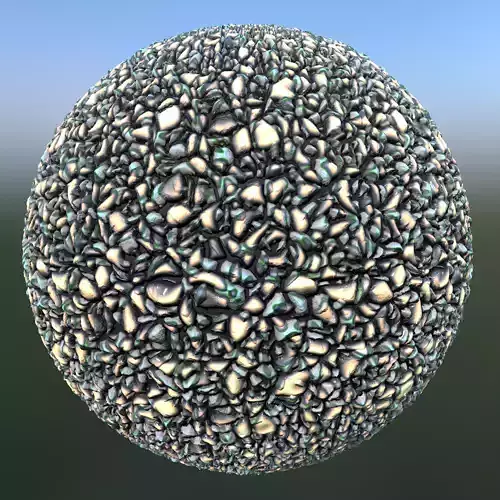 Gravel PBR seamless material  Texture